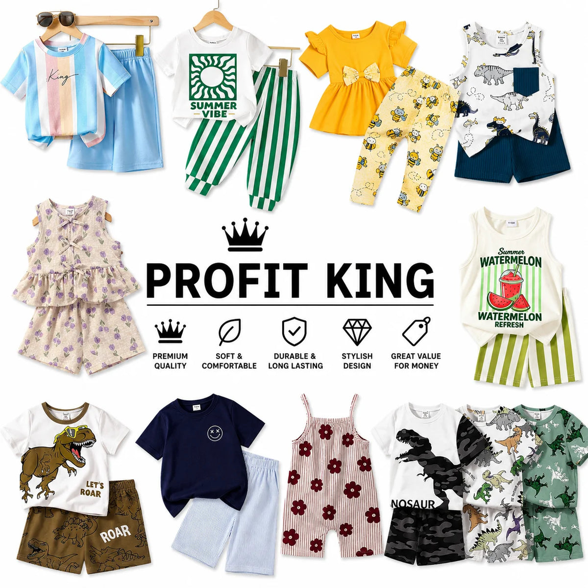 TikTok Trending Summer Kids Clothing Sets - Image 5