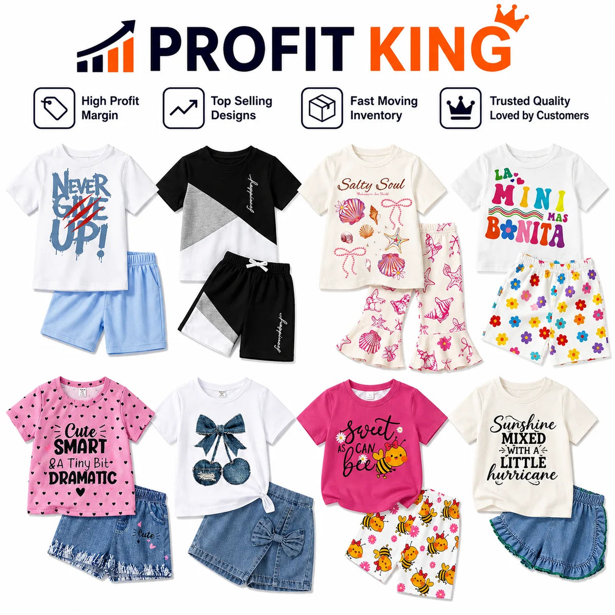 TikTok Trending Summer Kids Clothing Sets - Image 3