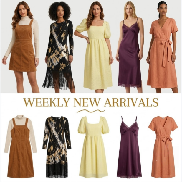 New Summer Women Natural Waist Midi Shirt Loose Puff Sleeve A-Line Casual Daily Outfit Multi-design Ruffles Mix Shipment